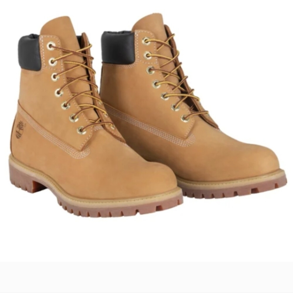 NiB Timberland Men's 6-Inch Waterproof Boots Wheat Nubuck Size 12 $200 2SH003